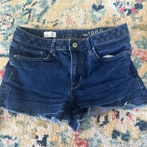 Gap Women's Blue Denim Shorts